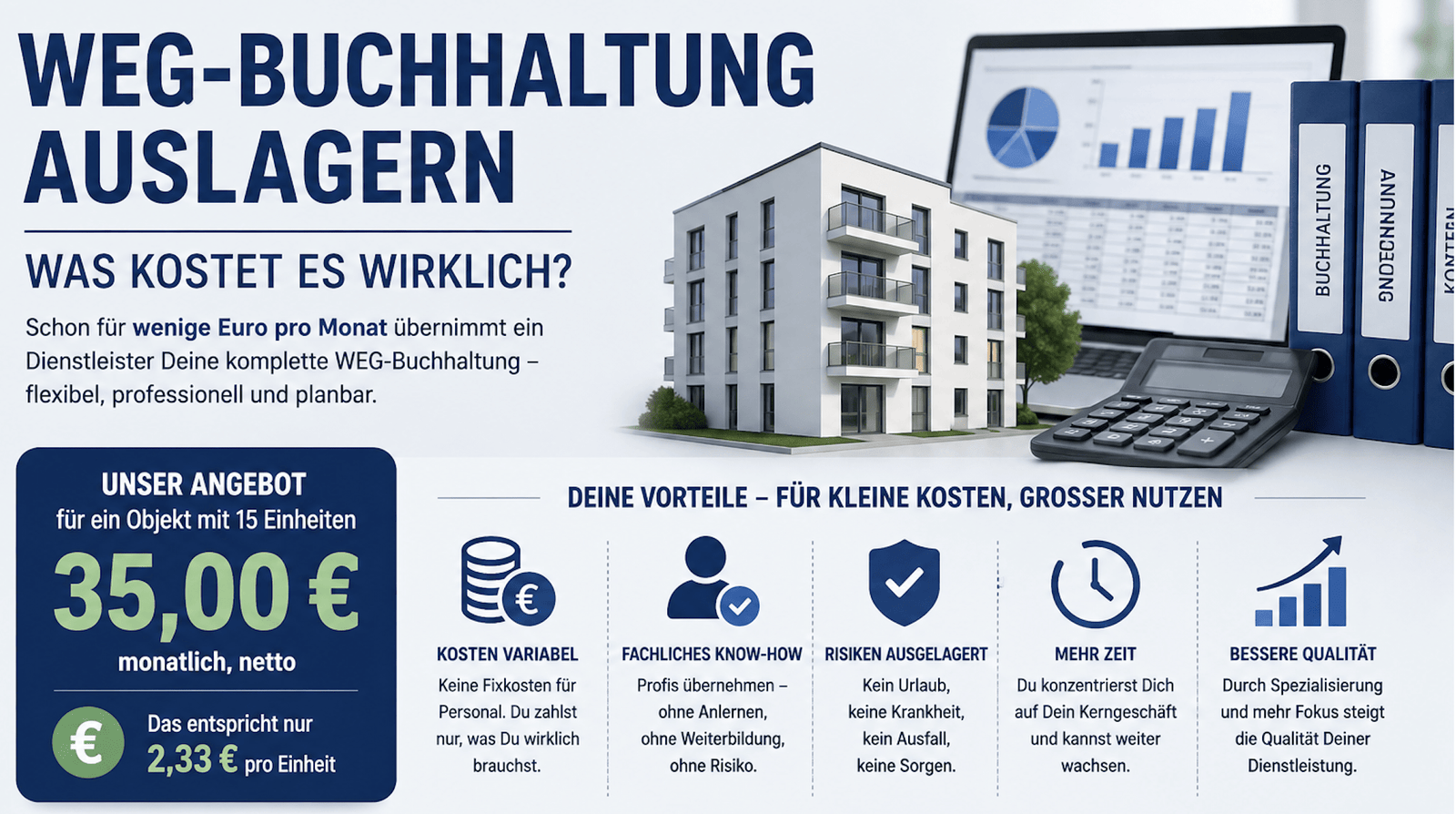 WEG-Buchhaltung auslagern